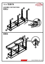 Preview for 4 page of Coaster 722579 Assembly Instructions Manual