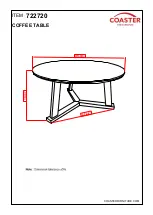 Предварительный просмотр 8 страницы Coaster 722720 Assembly Instructions Manual