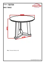 Предварительный просмотр 9 страницы Coaster 722720 Assembly Instructions Manual