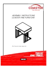 Preview for 1 page of Coaster 723137 Assembly Instructions Manual