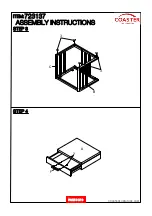 Preview for 5 page of Coaster 723137 Assembly Instructions Manual