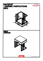 Preview for 6 page of Coaster 723137 Assembly Instructions Manual