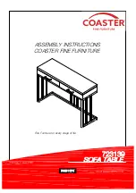 Coaster 723139 Assembly Instructions Manual preview