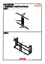 Preview for 4 page of Coaster 723139 Assembly Instructions Manual