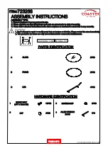 Preview for 2 page of Coaster 723268 Assembly Instructions