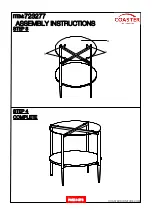 Preview for 4 page of Coaster 723277 Assembly Instructions