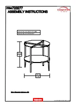 Preview for 5 page of Coaster 723277 Assembly Instructions