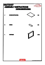 Preview for 4 page of Coaster 723457 Assembly Instructions Manual