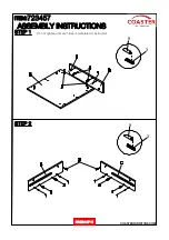 Preview for 6 page of Coaster 723457 Assembly Instructions Manual