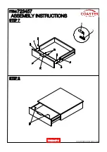 Preview for 9 page of Coaster 723457 Assembly Instructions Manual