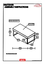 Предварительный просмотр 4 страницы Coaster 723458 Assembly Instructions