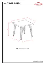 Preview for 4 page of Coaster 723497 B1 Assembly Instructions