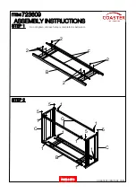 Preview for 4 page of Coaster 723609 Assembly Instructions Manual