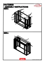 Preview for 5 page of Coaster 723609 Assembly Instructions Manual