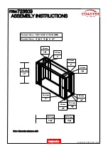 Preview for 6 page of Coaster 723609 Assembly Instructions Manual