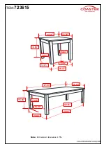 Preview for 4 page of Coaster 723615 Assembly Instructions