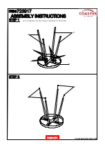 Предварительный просмотр 3 страницы Coaster 723917 Assembly Instructions