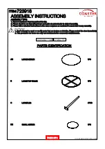 Preview for 2 page of Coaster 723918 Assembly Instructions Manual