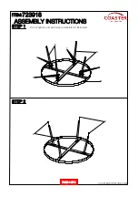 Preview for 4 page of Coaster 723918 Assembly Instructions Manual