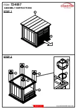 Preview for 3 page of Coaster 724057 Assembly Instructions