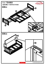 Preview for 3 page of Coaster 724058 Assembly Instructions Manual