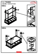 Preview for 4 page of Coaster 724058 Assembly Instructions Manual