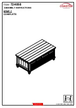 Preview for 6 page of Coaster 724058 Assembly Instructions Manual