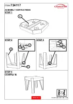 Preview for 3 page of Coaster 724117 Assembly Instructions