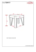 Preview for 4 page of Coaster 724117 Assembly Instructions