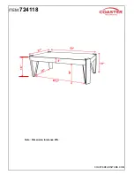 Preview for 4 page of Coaster 724118 Assembly Instructions