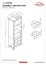 Preview for 3 page of Coaster 724165 Assembly Instructions