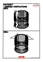 Preview for 4 page of Coaster 724217 Assembly Instructions Manual