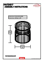 Preview for 6 page of Coaster 724217 Assembly Instructions Manual