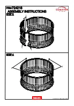 Preview for 4 page of Coaster 724218 Assembly Instructions Manual