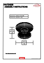 Preview for 6 page of Coaster 724228 Assembly Instructions Manual