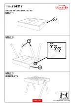 Preview for 3 page of Coaster 724317 Assembly Instructions