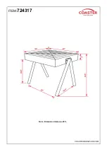 Preview for 4 page of Coaster 724317 Assembly Instructions