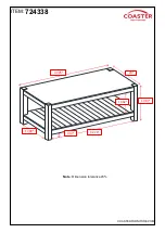 Preview for 4 page of Coaster 724338 Assembly Instructions