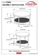 Preview for 5 page of Coaster 735984 Assembly Instructions