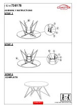 Preview for 3 page of Coaster 736178 Assembly Instructions