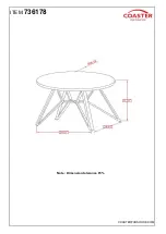 Preview for 4 page of Coaster 736178 Assembly Instructions