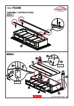 Preview for 3 page of Coaster 753308 Assembly Instructions