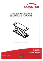 Coaster 753379 Assembly Instructions preview