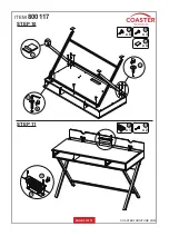 Preview for 9 page of Coaster 800117 Assembly Instructions Manual