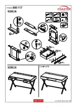 Preview for 10 page of Coaster 800117 Assembly Instructions Manual