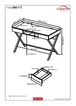 Preview for 11 page of Coaster 800117 Assembly Instructions Manual