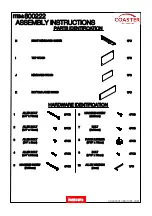 Preview for 3 page of Coaster 800222 Assembly Instructions Manual