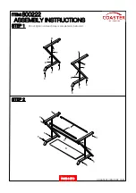 Preview for 4 page of Coaster 800222 Assembly Instructions Manual