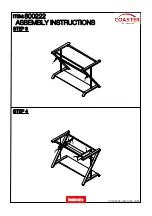 Preview for 5 page of Coaster 800222 Assembly Instructions Manual