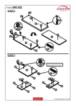 Preview for 4 page of Coaster 800262 Assembly Instructions Manual